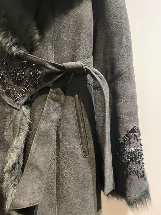 Дамски кожен кожух