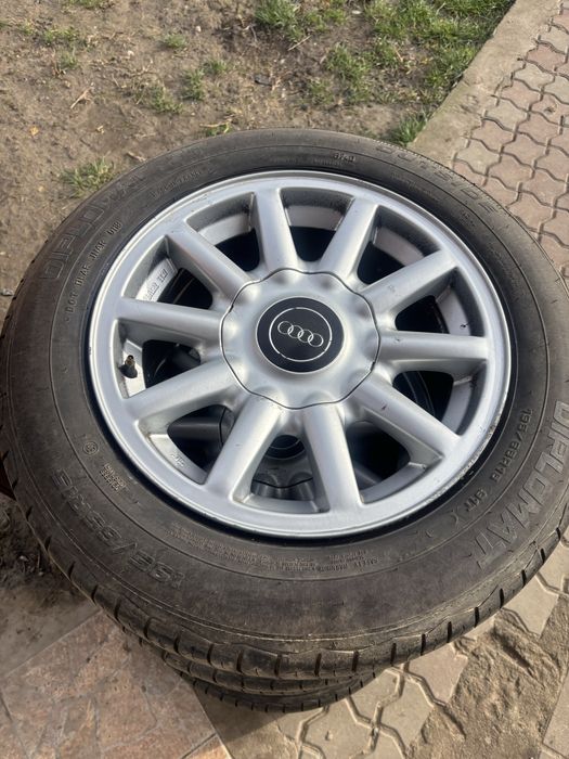set jante aluminiu Audi+anvelope