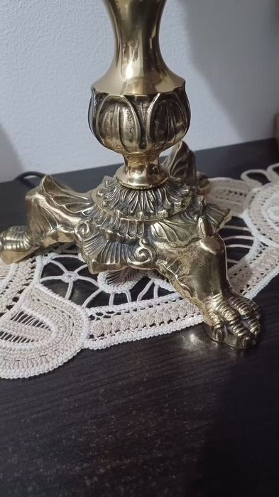 Veioză din alamă brută