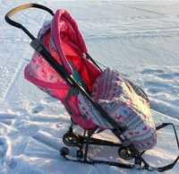 Санка коляска детский транспорт