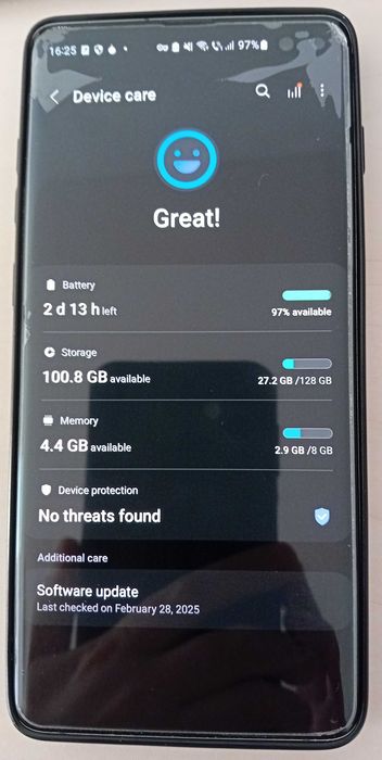 Vand Samsung S10+ Plus 128/8 GB