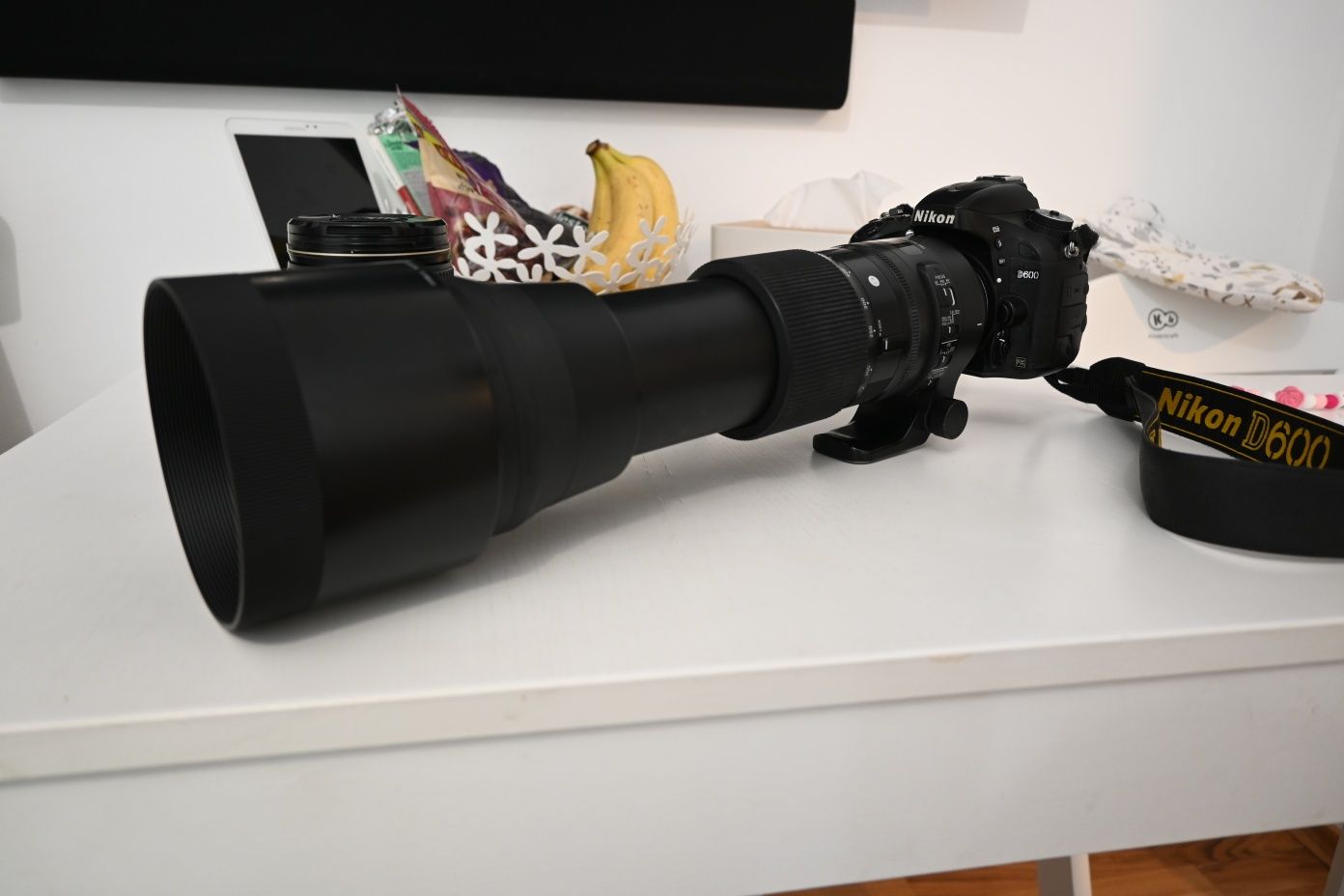 Nikon D600 cu 24-120 + tele 150-600