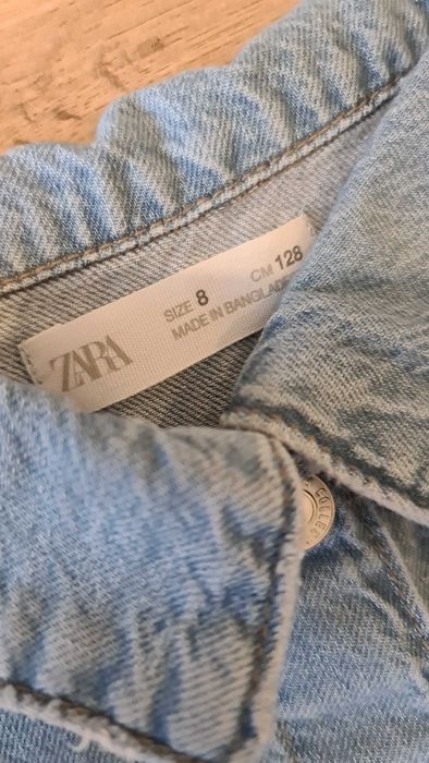 Сет дънкова риза Zara+джинси Mango/8год./128см