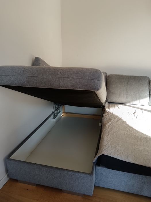 Coltar in U, extensibil, cu depozitare