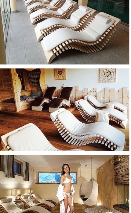 Sezlong spa, hotel, piscina,