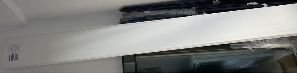 Glaf/Pervaz PVC Exterior Alb 2,5 M