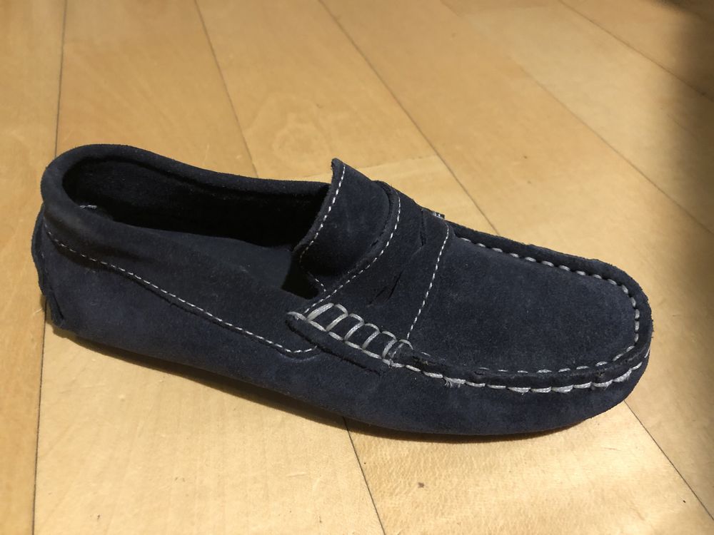 Mocasini copii bleumarin