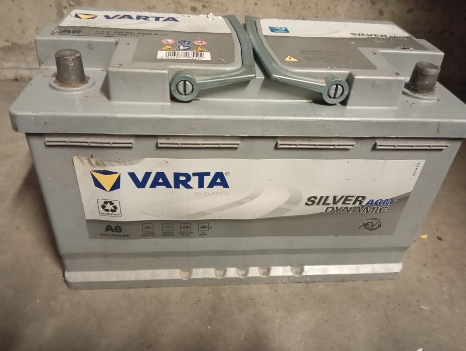 Baterie auto Varta Silver 80  amperi Agm cu start stop import Germania