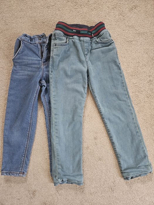 Set 2 pantaloni groși copii flaușați mărime 122 LC Waikiki