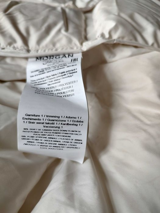 Geaca puf rata, nr 38, foarte calduroasa Morgan