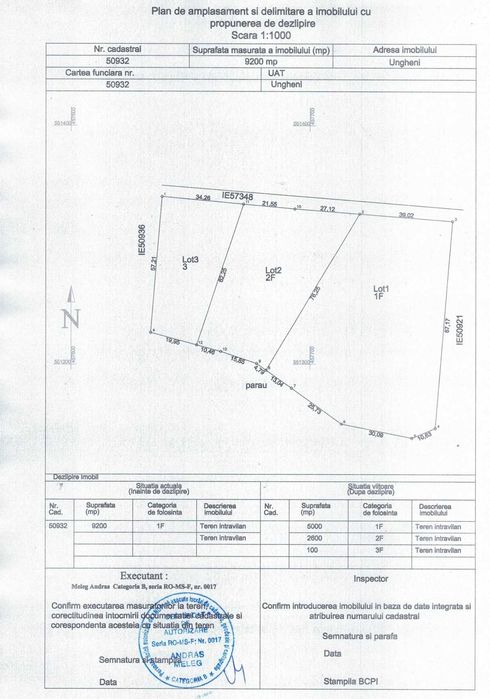 Teren intravilan aproape de autostrada A3, E60 parc industrial Ungheni