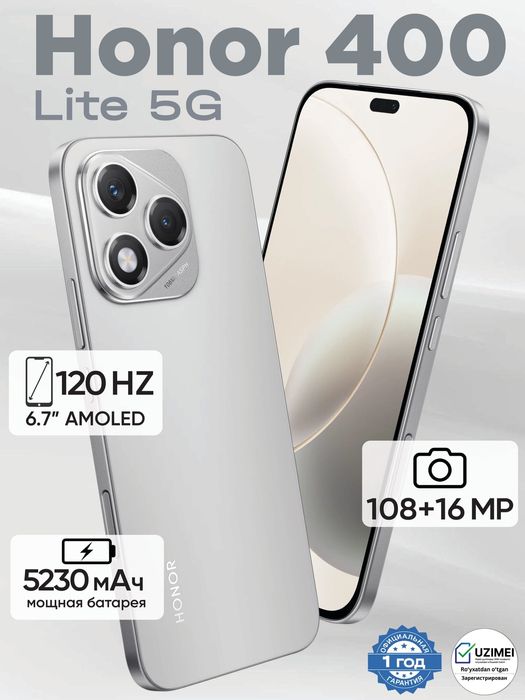 Honor 400 Lite 5G Sotiladi!