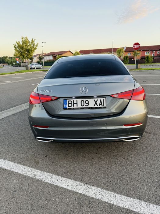 Mercedes C220d, 2023, inca in garantie, partea frontala infoliata