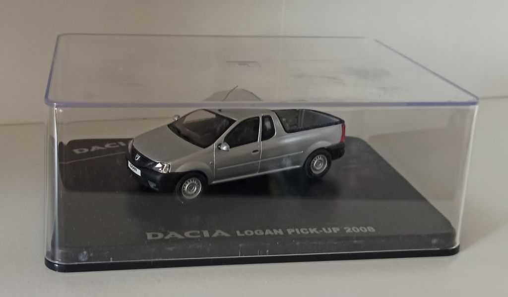 Macheta Dacia Logan Pickup 2008 silver (gri) - Eligor 1/43