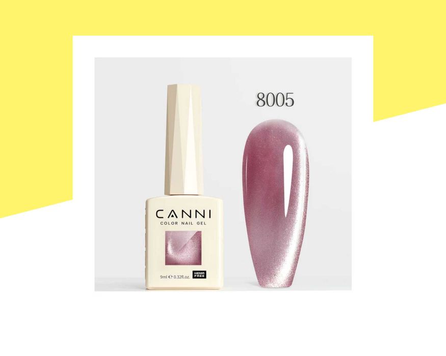 Професионален хипоалергенен гел лак котешко око CANNI - 9 мл.