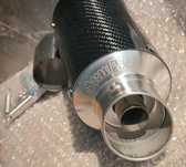 Evacuare/Toba moto carbon LeoVince omologare stantata+db killer+prinde