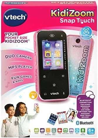 Играчка VTech KidiZoom Snap Touch за деца снимки игри музика Bluetooth