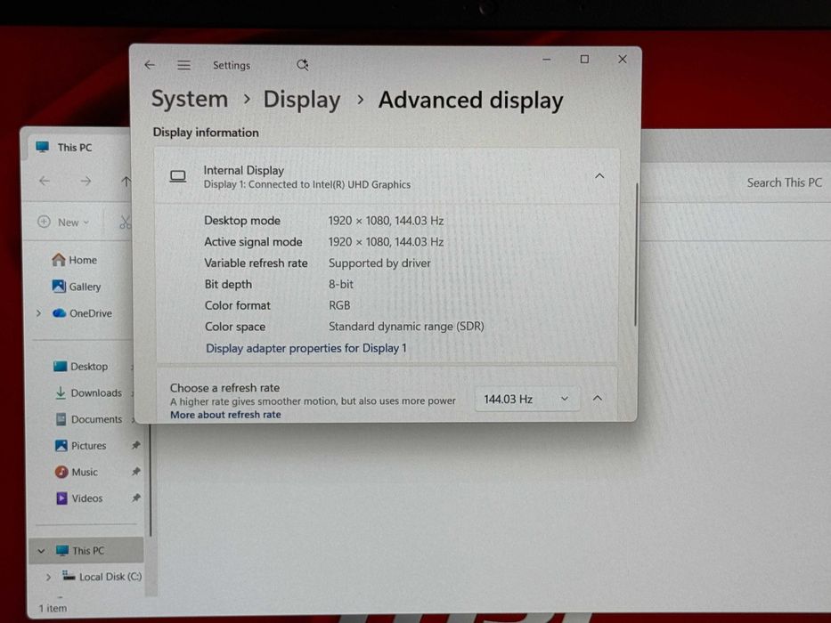 144Hz MSI Katana`i7-11800H/RTX 3070/16GB RAM/512GB SSD/FHD IPS