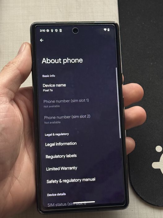 Google pixel 7a 128gb
