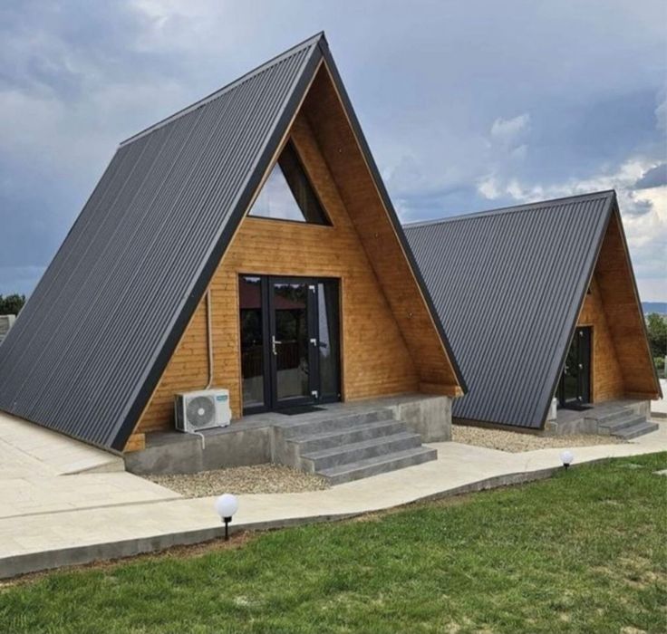 Construim cabane A-frame