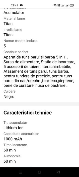 Aparate de tuns SilverCrest 5 in 1 nou