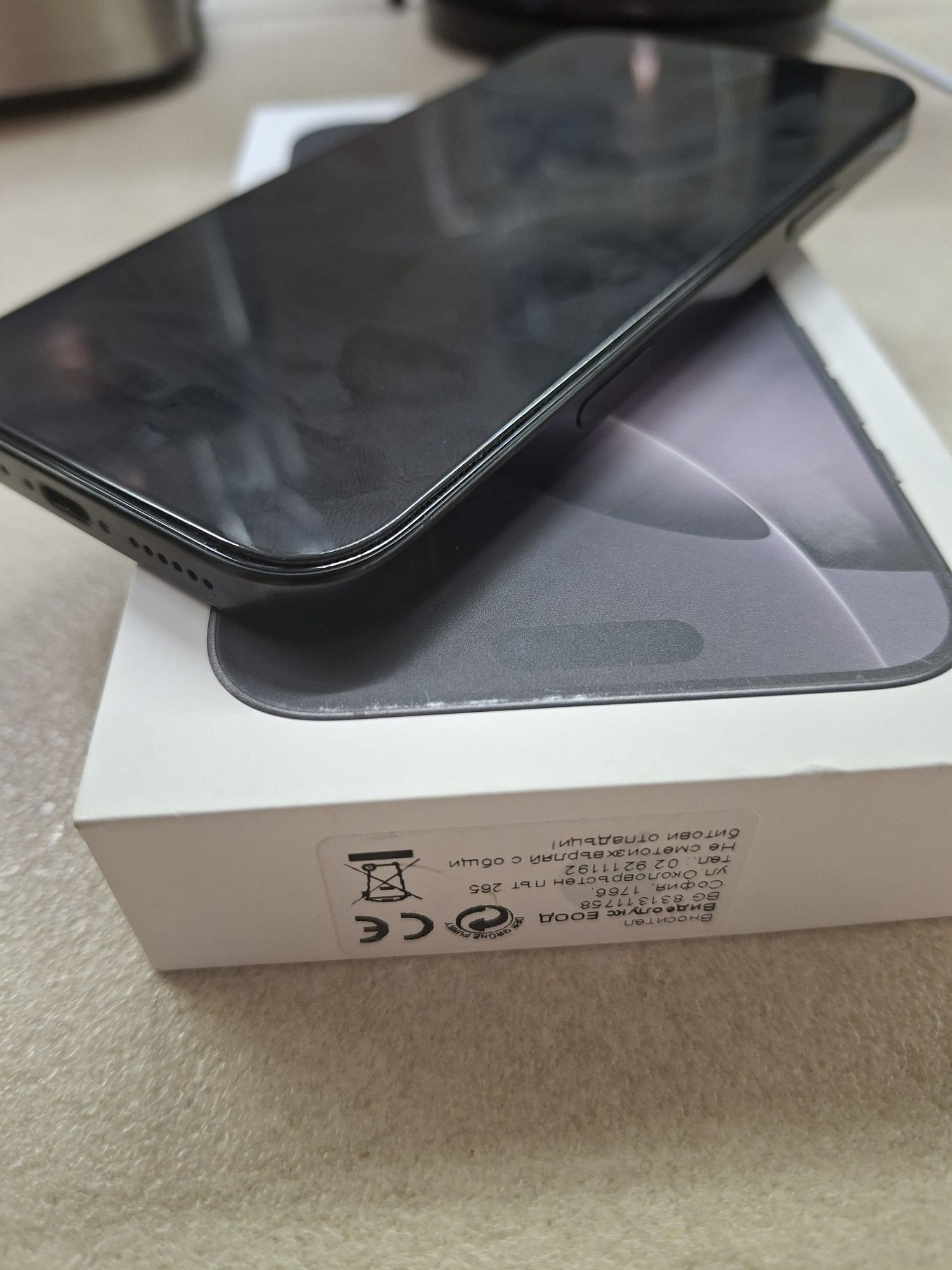 КАТО НОВ IPhone 16 pro max 256gb черен