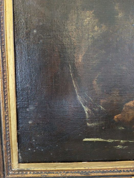 Tablou semnat ulei  (Sec. XVII) - Furtună Pieter Mulier (Il Tempesta)