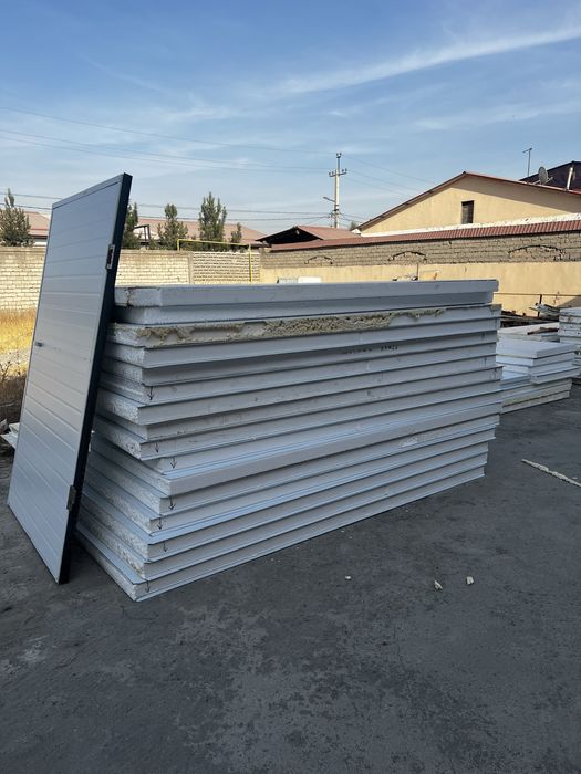 Сэндвич панели б/у в отличном состоянии