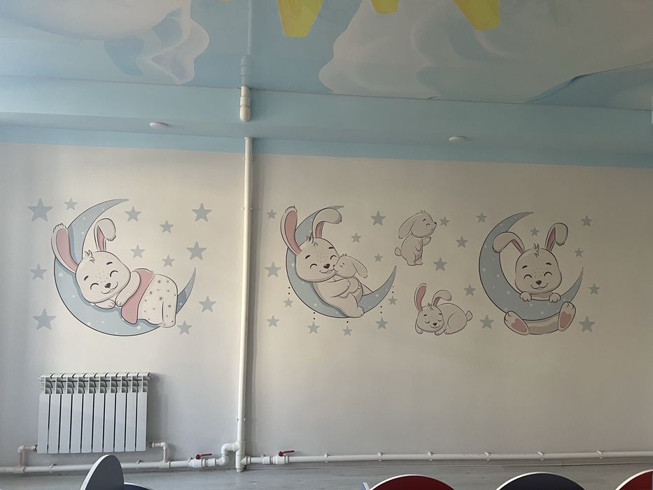 Devorga rasm chizish. Devorga robotprinter yordamida surat chizamiz!