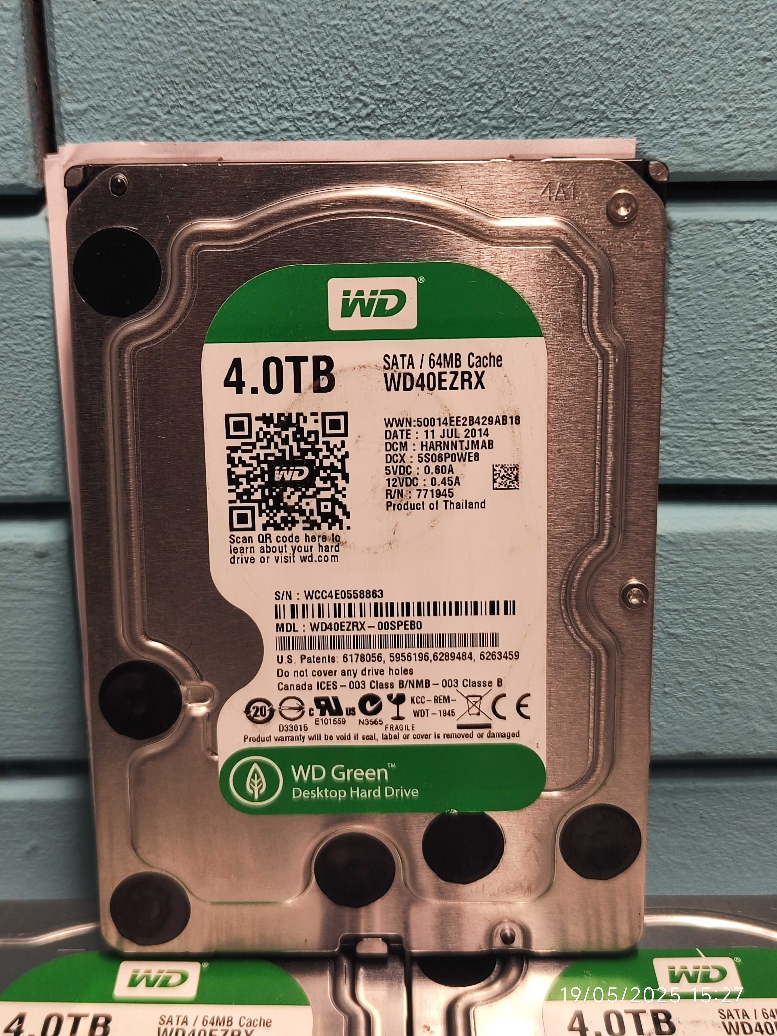 WD Green / Red HDD 4TB - Хард диск за компютър / DVR - NVR
