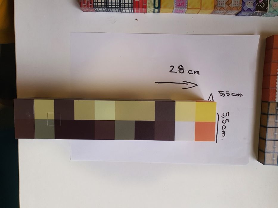 Blocuri cuburi de constructie magnetice Minecraft