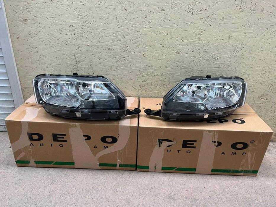 Фара на Skoda Rapid 2013- (Тайвань) / Шкода Рапид 2020