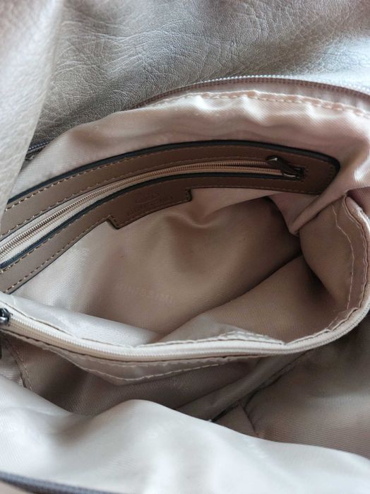 Ежедневна бежова чанта