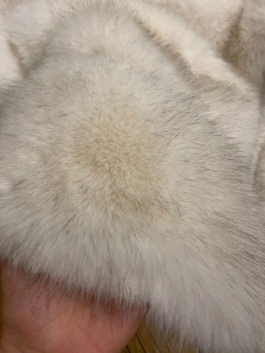 Палто еко косъм с етикет чисто ново