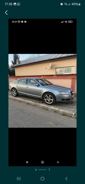 Aripi bara spate usi  Audi a6 c6 cod culoare LY7G