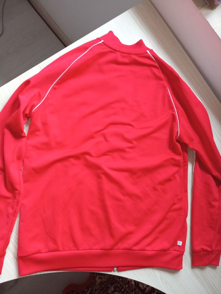 bluza adidas roșie  originala 13-14 any