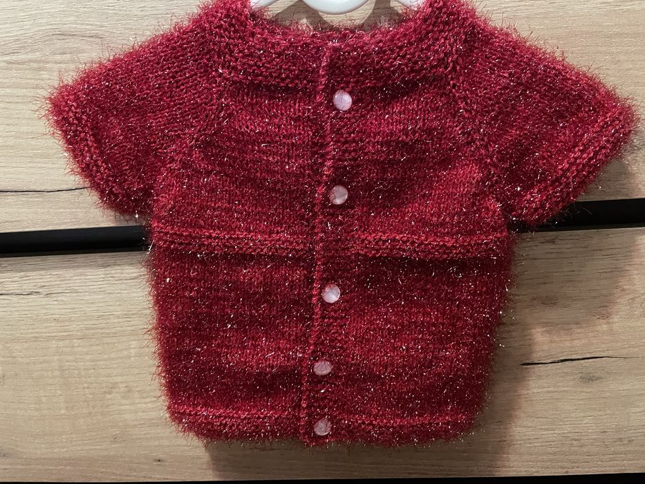 Плетено бебешко елече