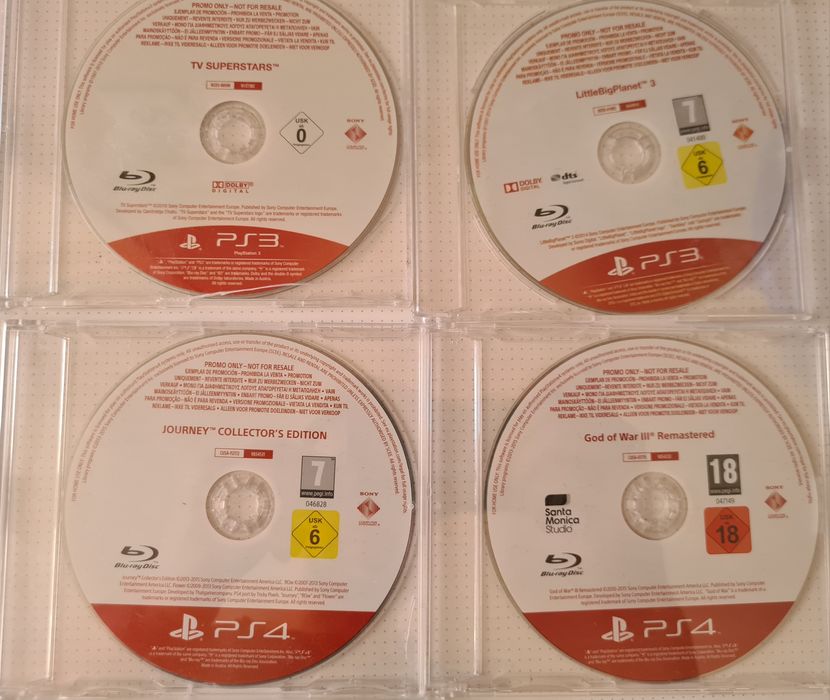 Jocuri PlayStation 3 4 Ps3 Ps4 Promo Only God Of War Uncharted Journey