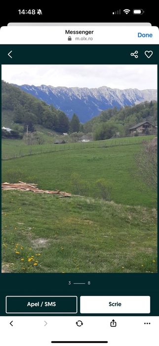 Teren la munte superb Ciocanu Dambovicioara