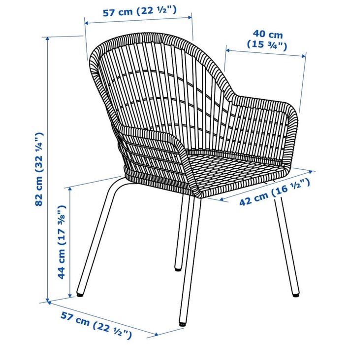 Scaun IKEA din lemn cu baza de fier