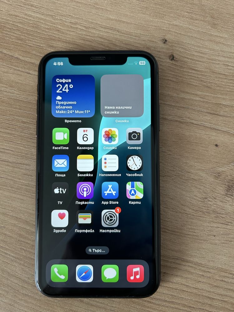 IPhone 11 64 GB с подърък слушалки ttec