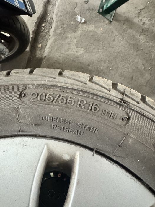 Джанти с зимни гуми 205/55/16 AUDI A3