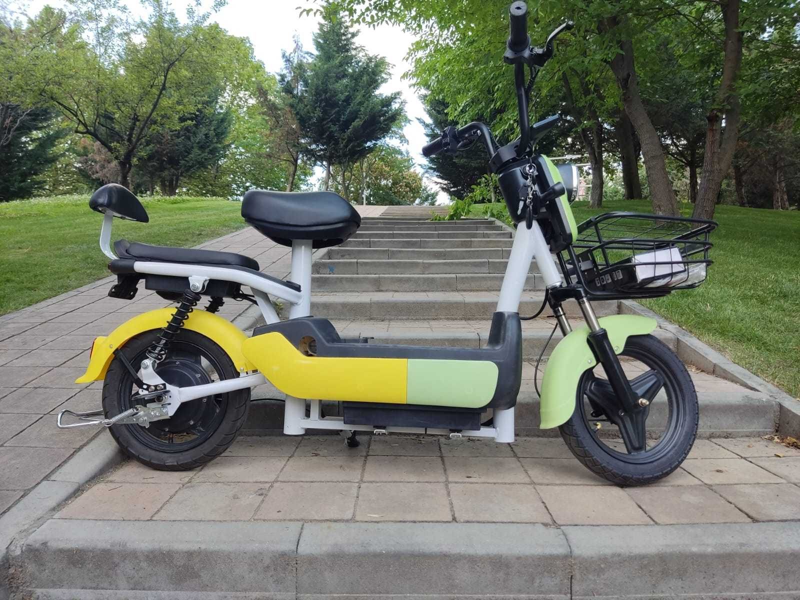 Bicicleta electrica TITAN-NOUA 3viteze scuter electric AUTONOMIE 90KM