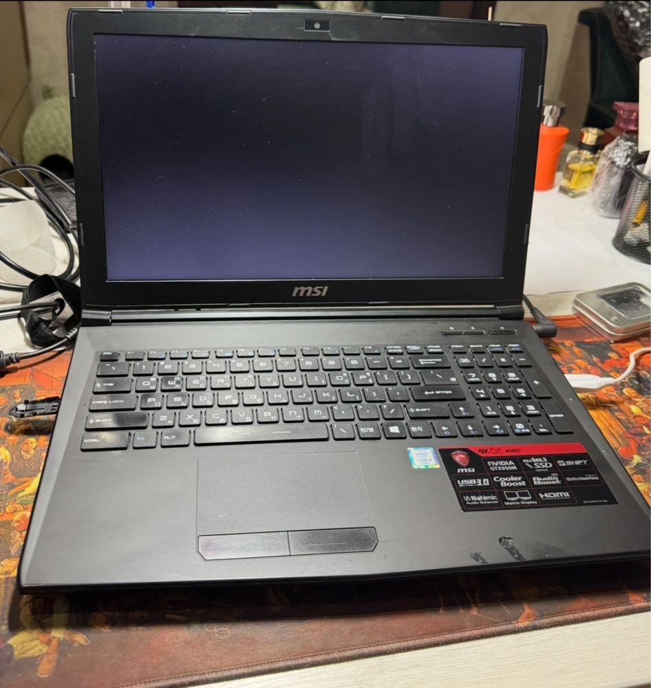 Продам ноутбук  MSI GL62 6QE | i5-6300HQ | SSD | Игровой ноутбук