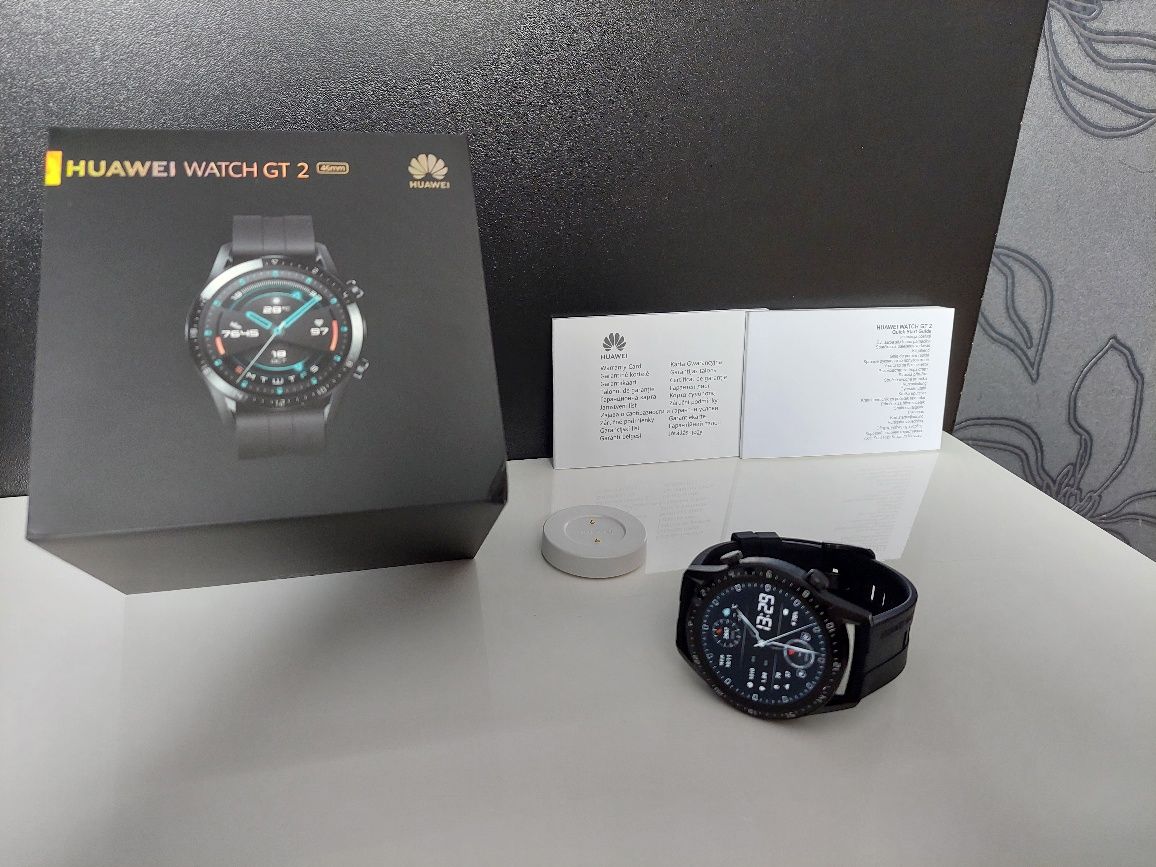 Smartwatch Huawei Watch GT 2, 46mm, Matte Black - Ceas