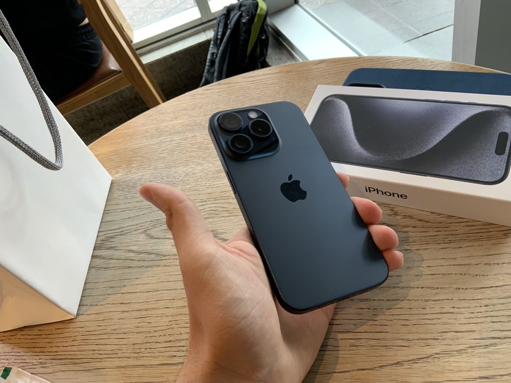 Iphone 15 Pro Max Blue Titanium