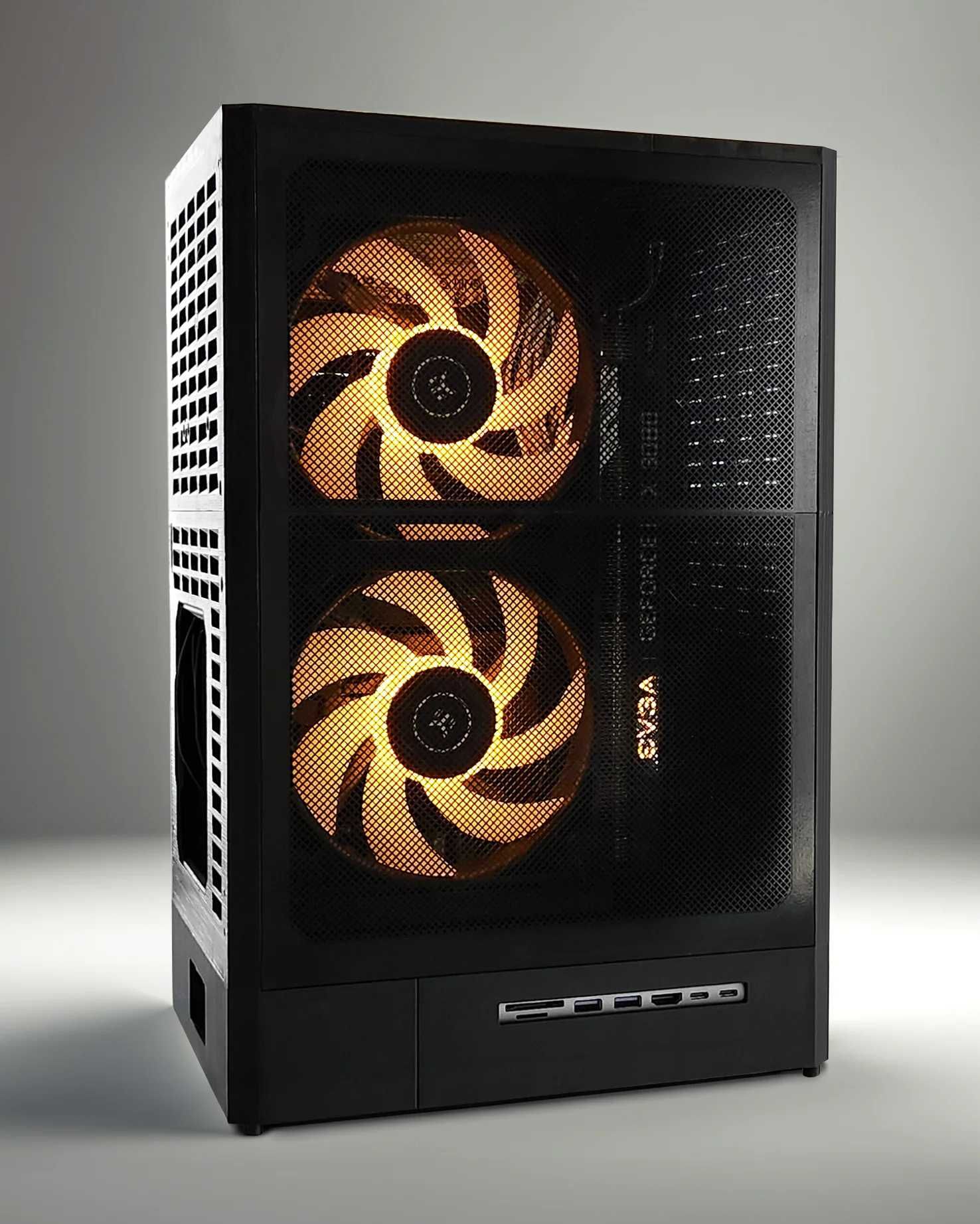 Carcasa ITX Gaming Printata 3D Rad 240mm GPU 3.75 slots 16.4 litrii
