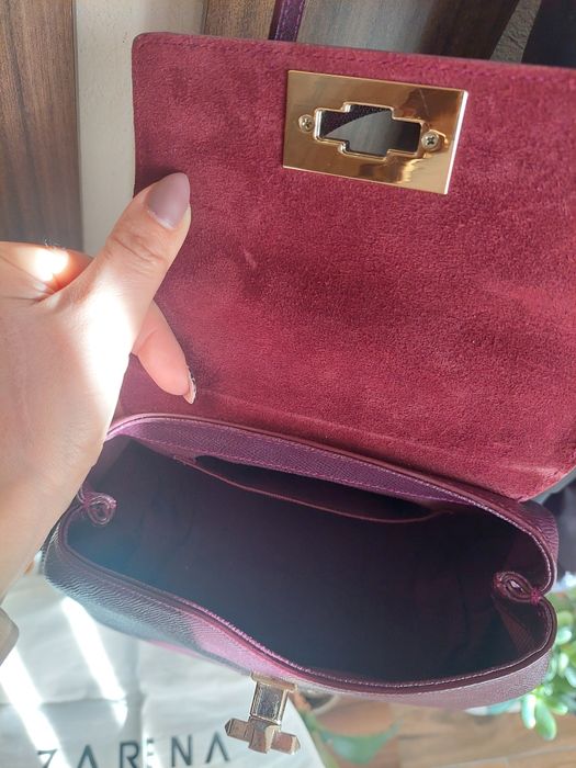 Естествена кожа чанта ZARENA