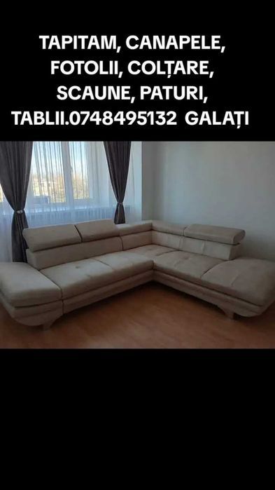 Tapitam, canapele, fotolii, coltarii etc.