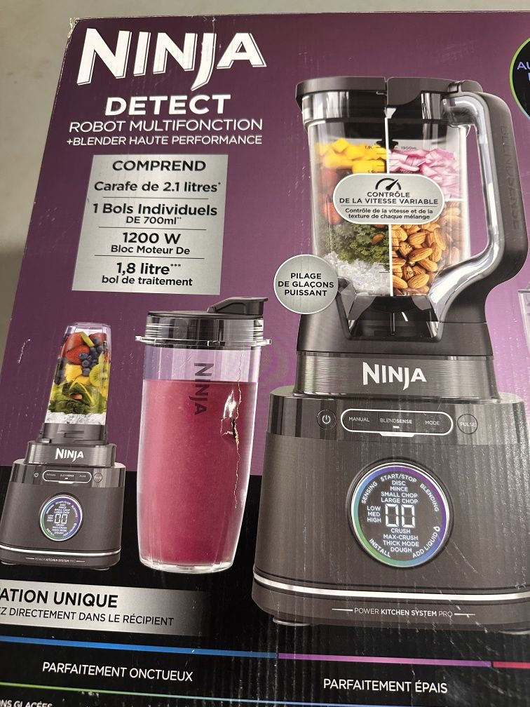 Robot bucatarie Ninja Detect Power Pro 2.1l 1800W 10 trepte negru Nou
